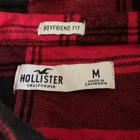 Hollister Red and Black Flannel - Picture 5 of 6